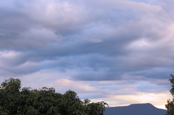 Crazy clouds on a fine day.