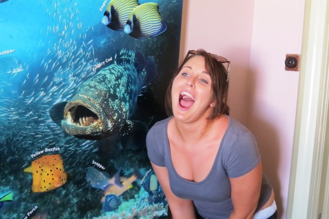 Two Estuary Cod fish.....No, wait, isn't that Emma?!