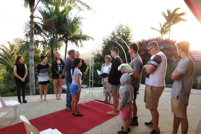 we are gathered here today